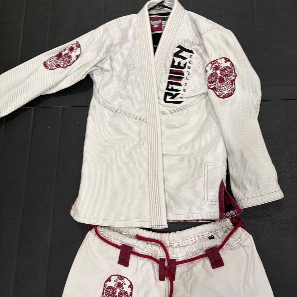 Raven Sugar Skull BJJ Gi - Picture 3 of 5